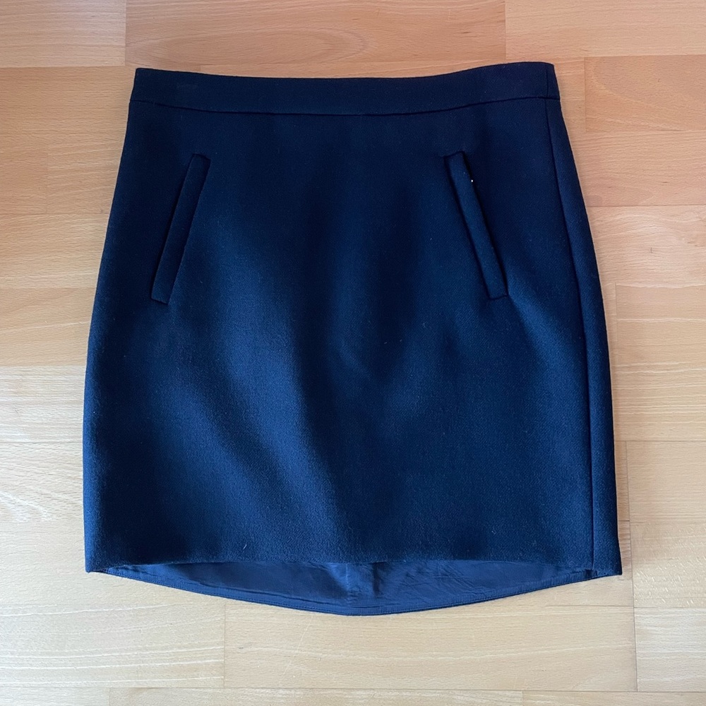 J Crew 100% Wool Skirt